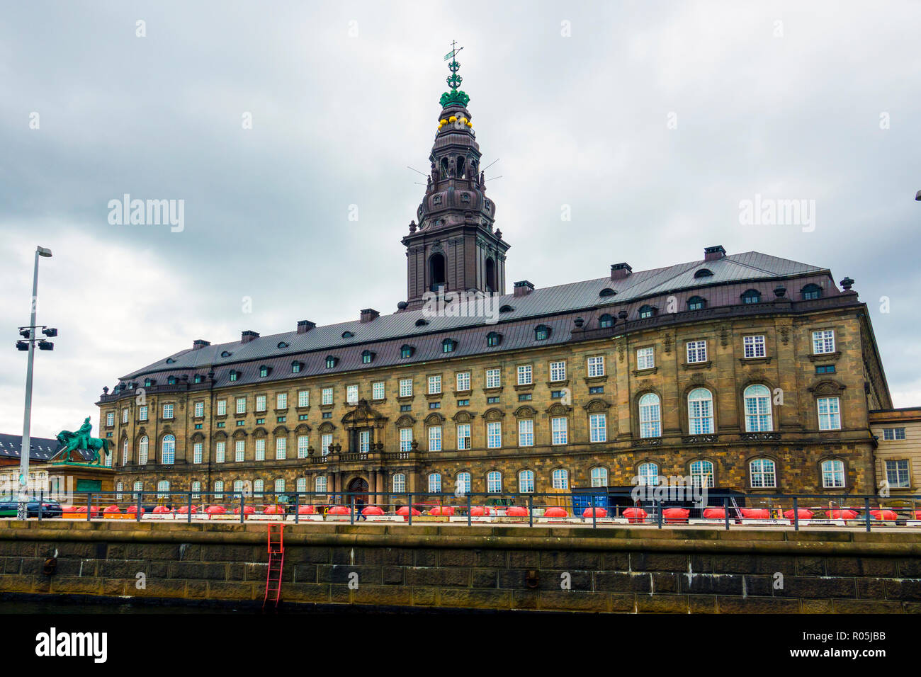 Parlamentsgebäude Kopenhagen Dänemark Hauptstadt Stockfoto