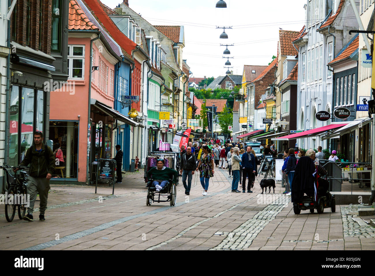 Helsingor auch als Elsinore bekannt ist eine Hafenstadt im Osten Dänemarks Stockfoto