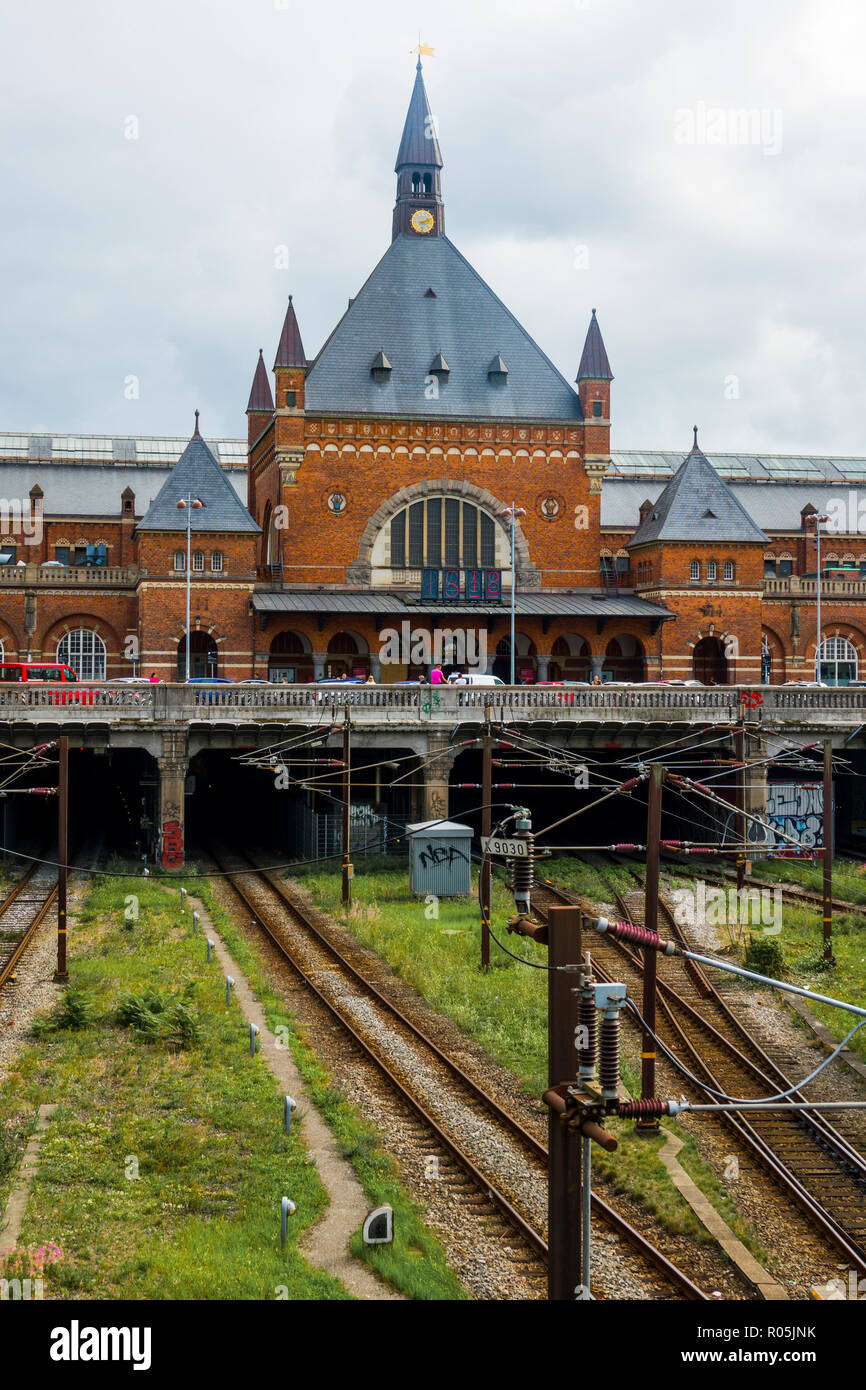 Hauptbahnhof Kopenhagen Dänemark Hauptstadt Stockfoto