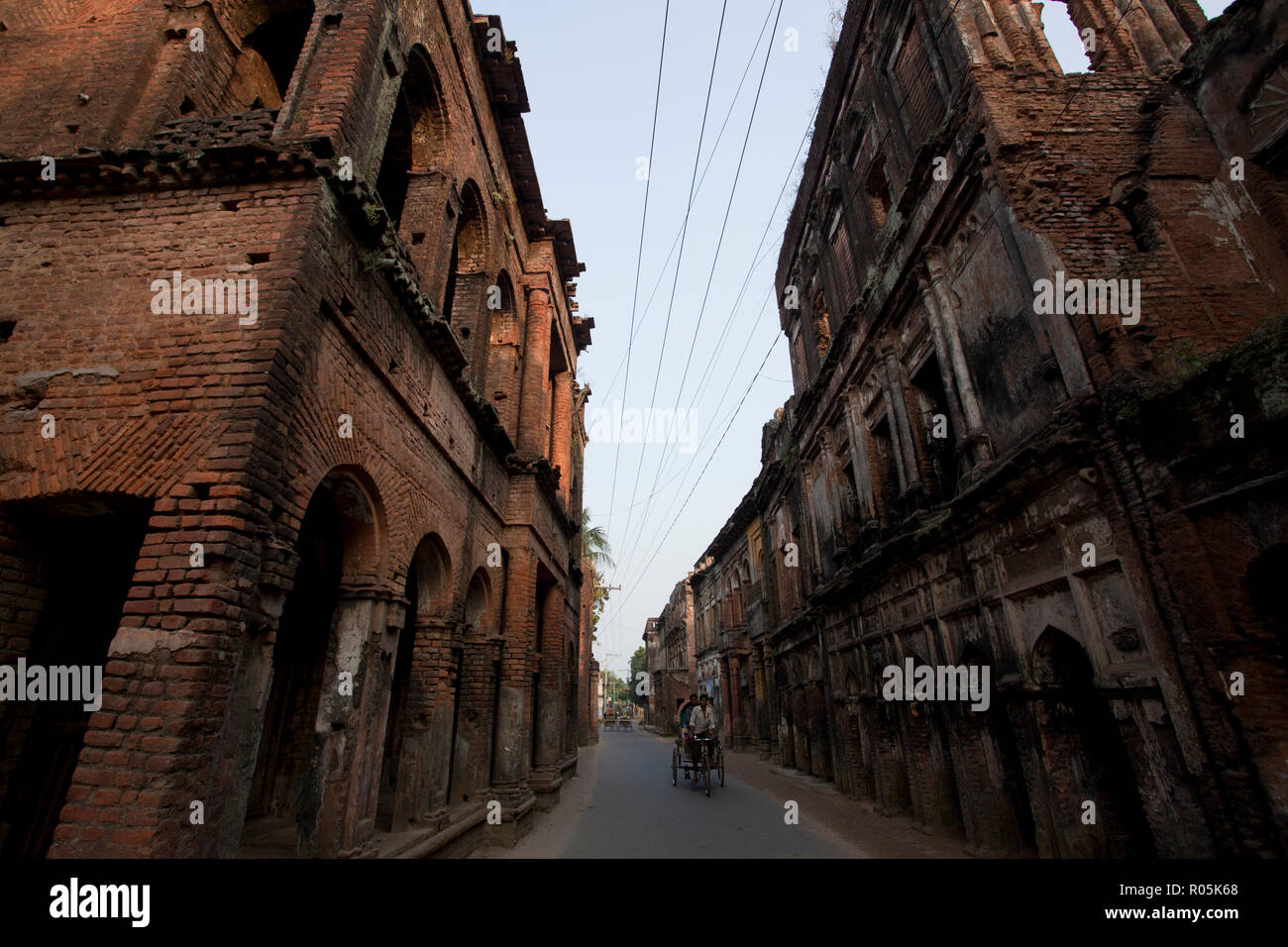Ein altes Wohnhaus in Panam City in Sonargaon, wurde während der Mughal Periode im 16. Jahrhundert erbaut. Panam City ist ein einzigartiges Beispiel der frühen u Stockfoto
