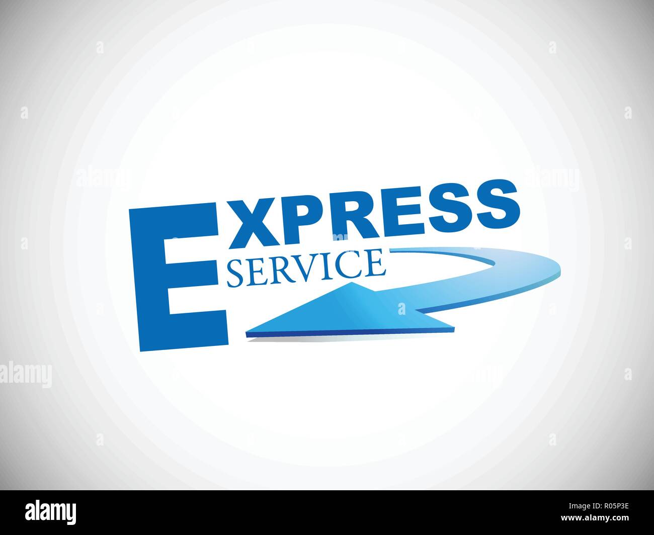 Express Delivery Symbole. Vector Illustration Stock Vektor