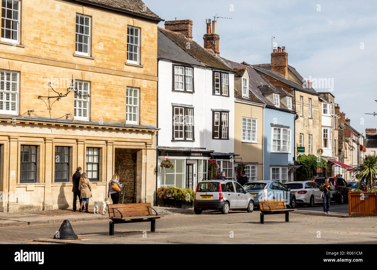 Die Stadt Woodstock Oxfordshire UK Stockfoto