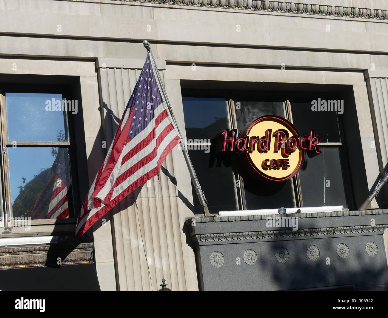 HARD ROCK CAFE in Philadelphia, USA. Foto: Tony Gale Stockfoto