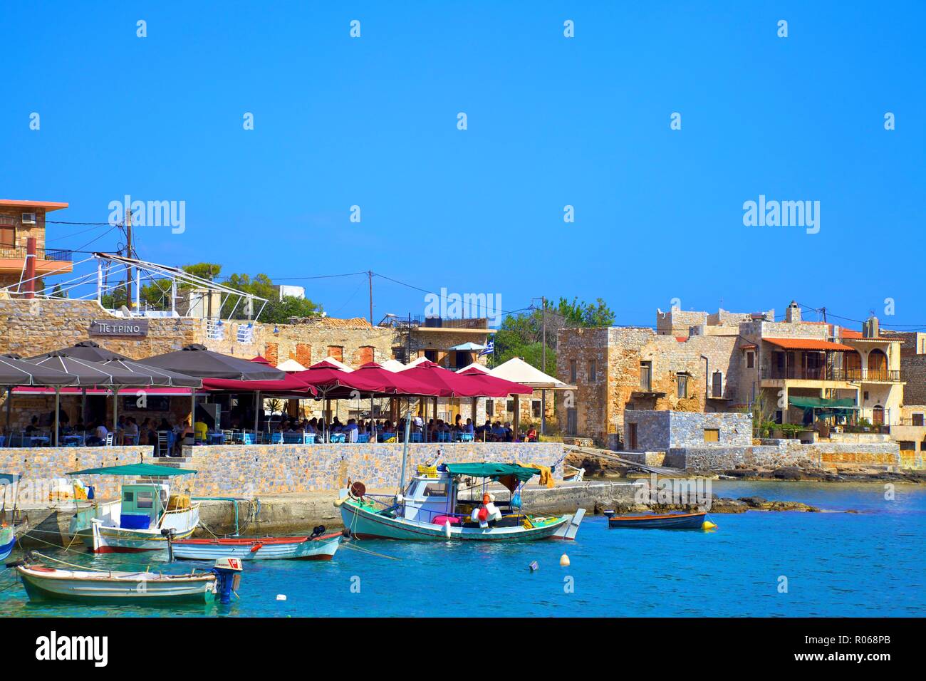 Gerolimenas, Halbinsel Mani, Peloponnes, Griechenland, Europa Stockfoto