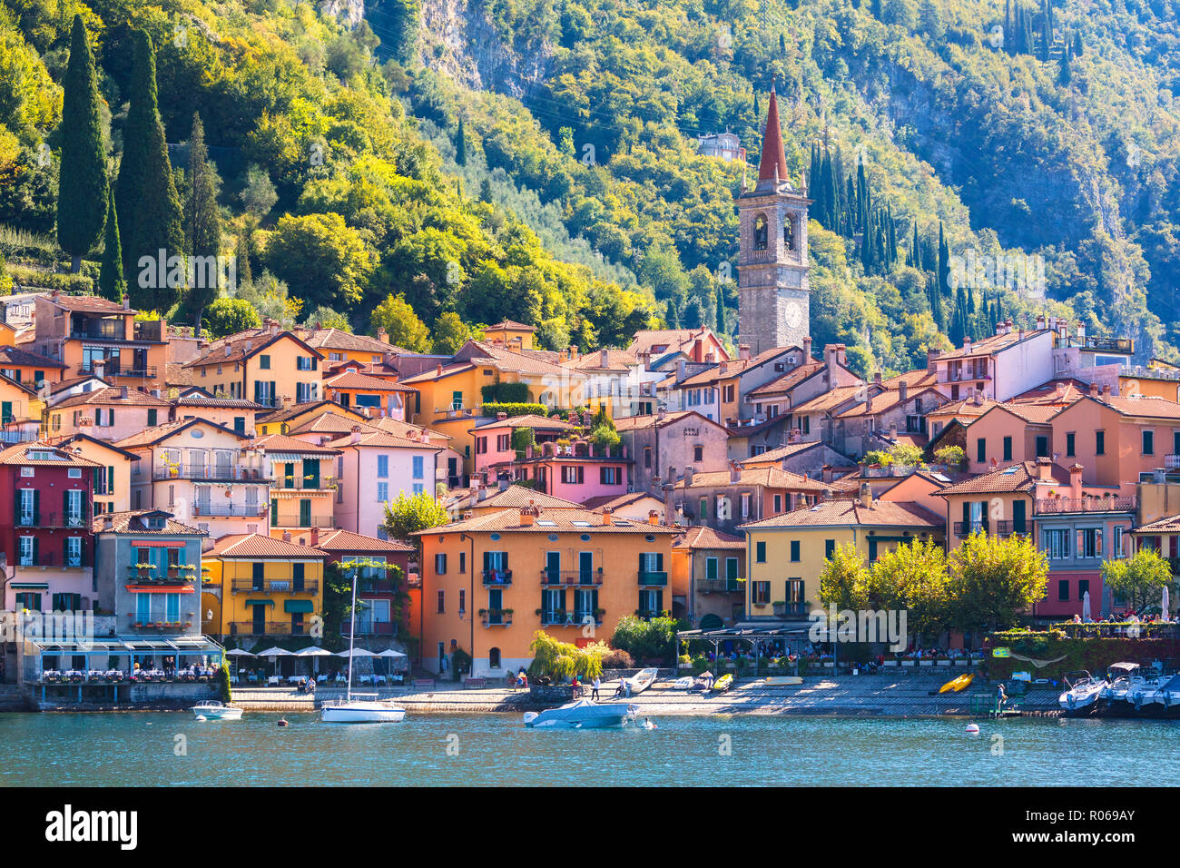 Die legendären Dorf Varenna am Ufer des Sees Como, Lecco Provinz, Lombardei, Italienische Seen, Italien, Europa Stockfoto