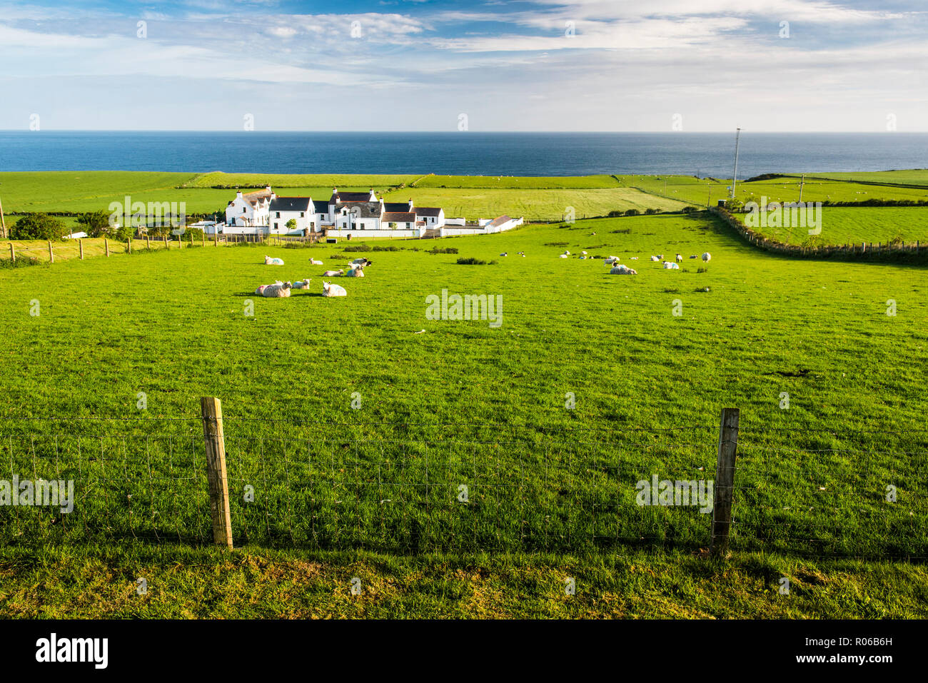 Landschaft auf der Antrim Coast, Land Antrim, Ulster, Nordirland, Großbritannien, Europa Stockfoto
