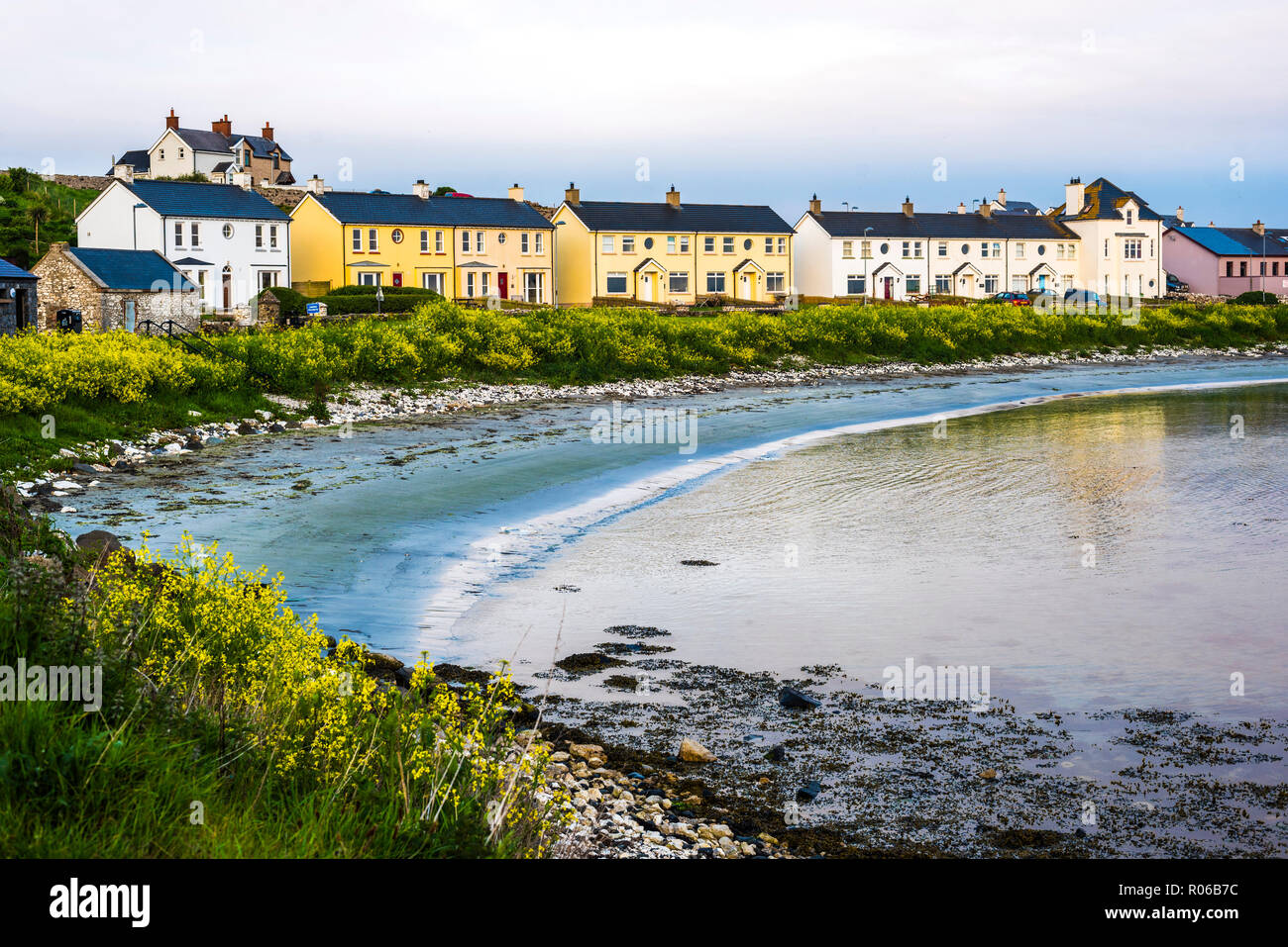 Angeln Hafen auf rathlin Island, County Antrim, Ulster, Nordirland, Großbritannien, Europa Stockfoto