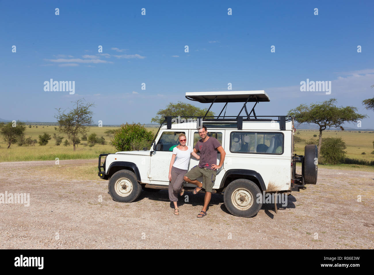 Safari Urlaub in Tansania. Stockfoto