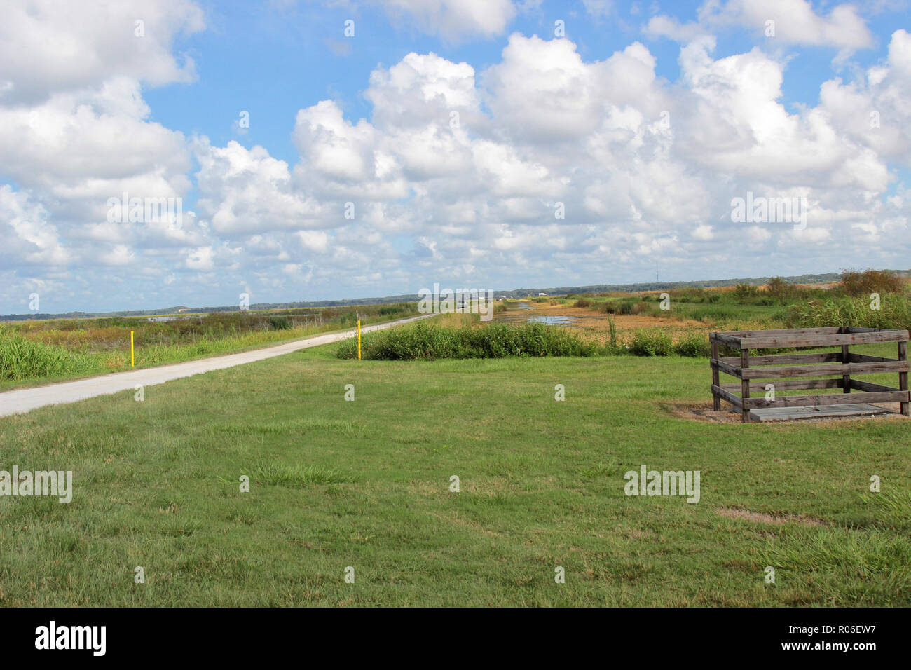 Lake Apopka Wildlife Drive Florida Stockfoto