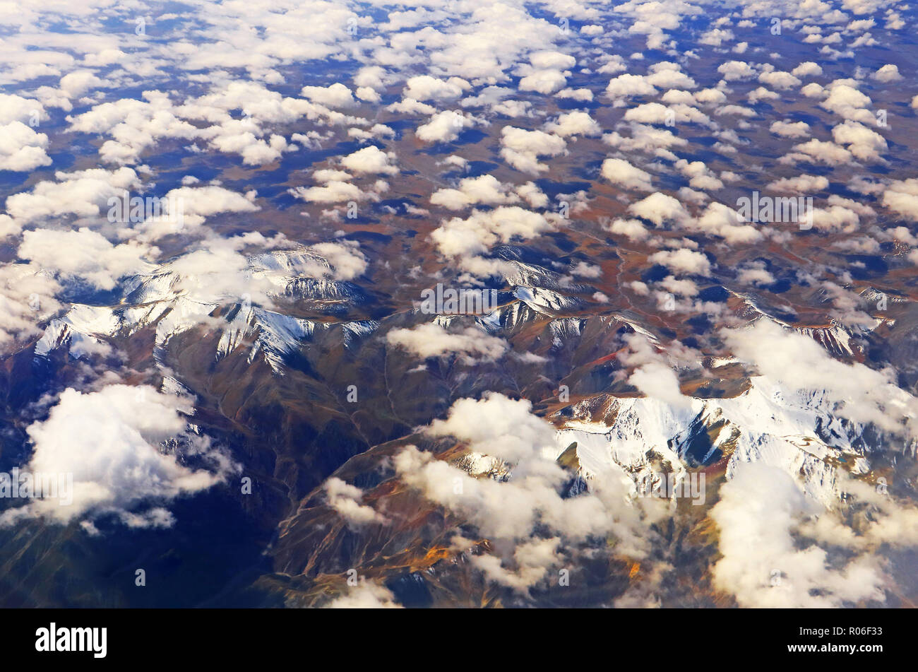 Xinjiang tianshan Mountains Stockfoto