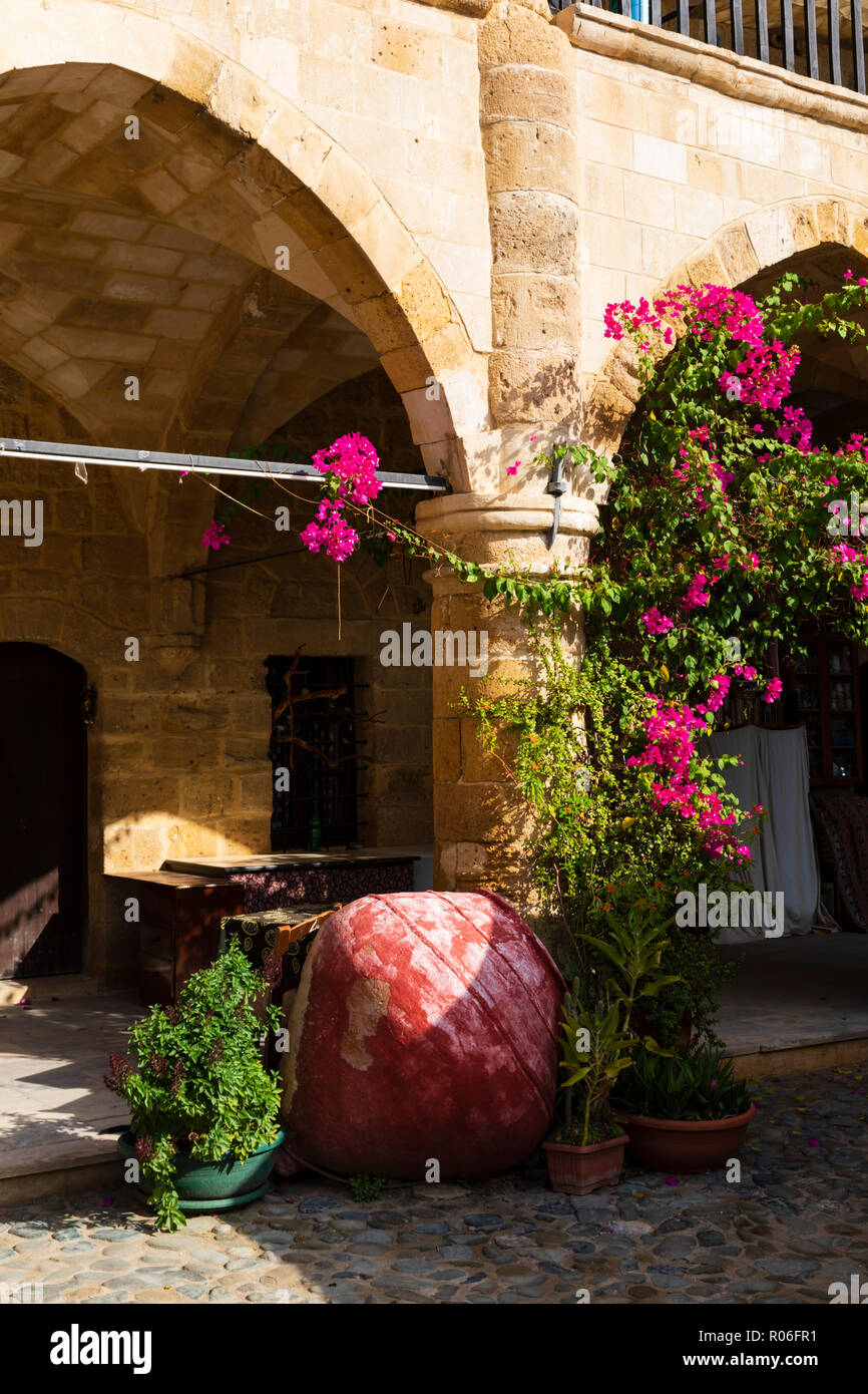 Die Büyük Han, nördlichen Nikosia, turkishCyprus Oktober 2018 Stockfoto