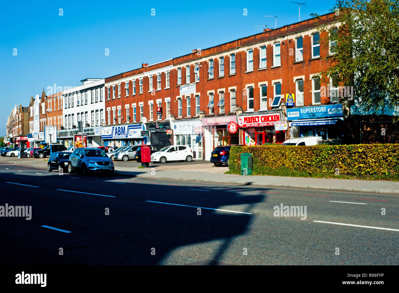 Geschäfte, Bellingham, Borough von Lewisham, London, England Stockfoto
