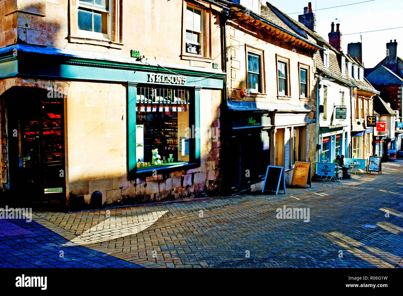 Eisenwaren Straße, Stamford, Lincolnshire, England Stockfoto