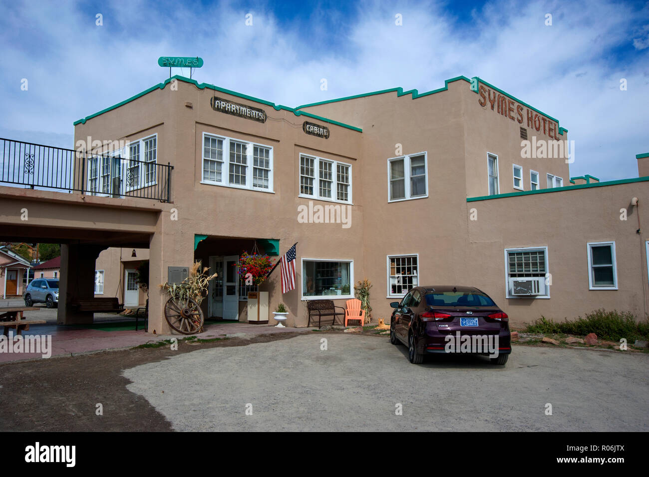 Die historische Symes Hotel in Hot Springs, Montana Stockfoto