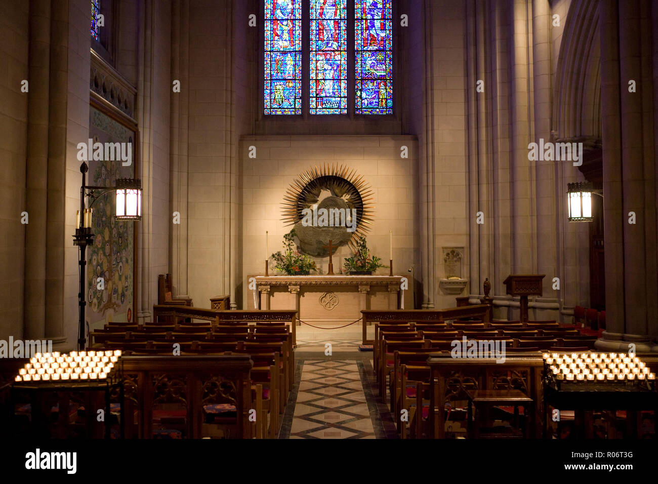 Entlastung Skulptur von Jesus Christus in Washington National Cathedral - Washington, DC, USA Stockfoto