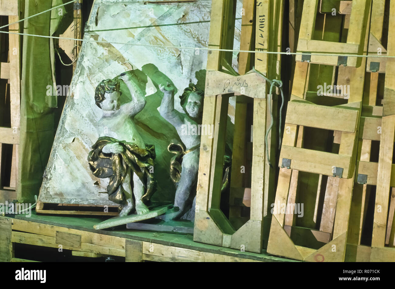 Wien, Ringstraße, Hinter den Kulissen der Wiener Staatsoper - Wien, Ringstraße, Staatsoper, hinter den Kulissen Stockfoto