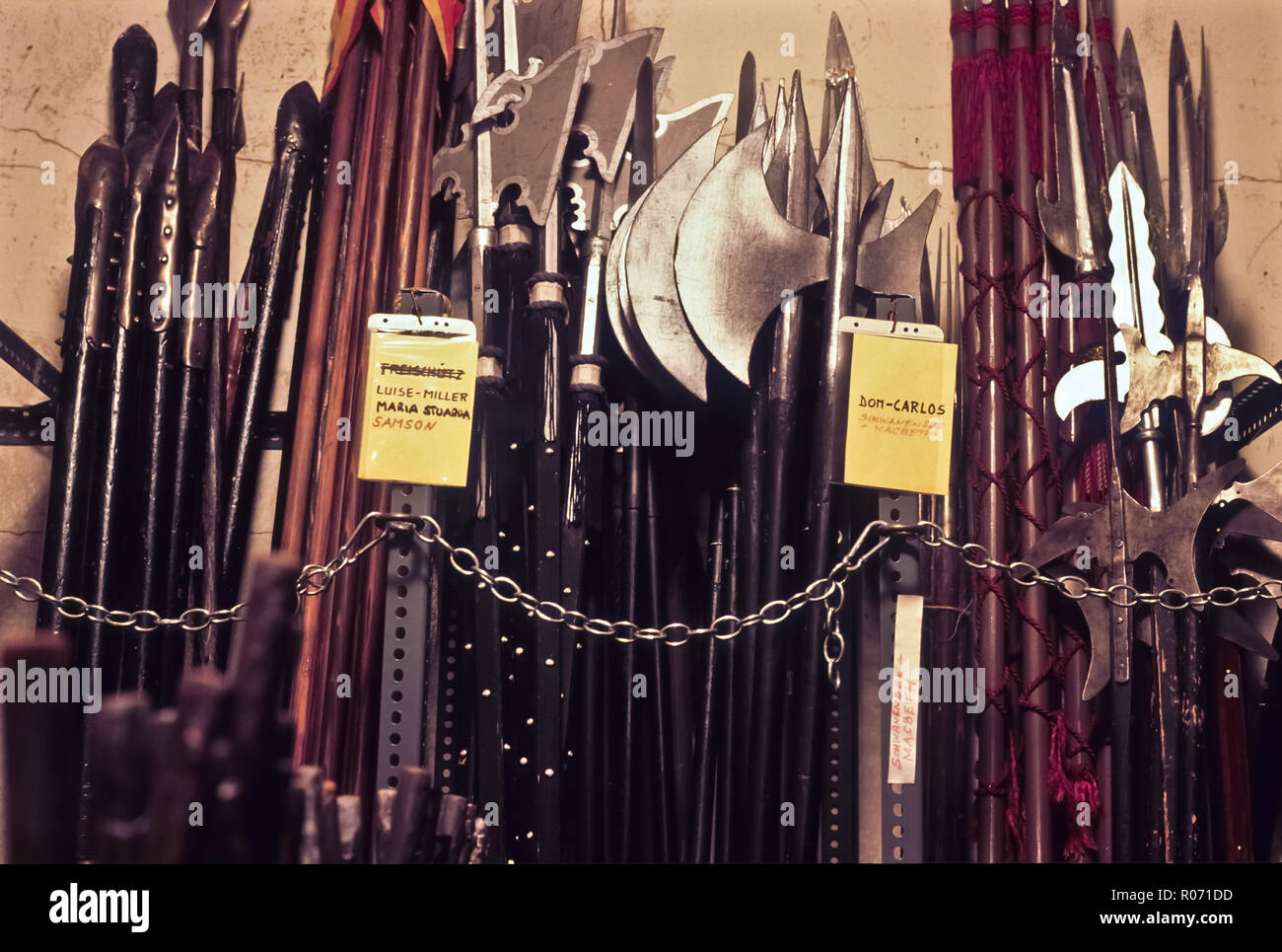 Wien, Ringstraße, Hinter den Kulissen der Wiener Staatsoper - Wien, Ringstraße, Staatsoper, hinter den Kulissen Stockfoto