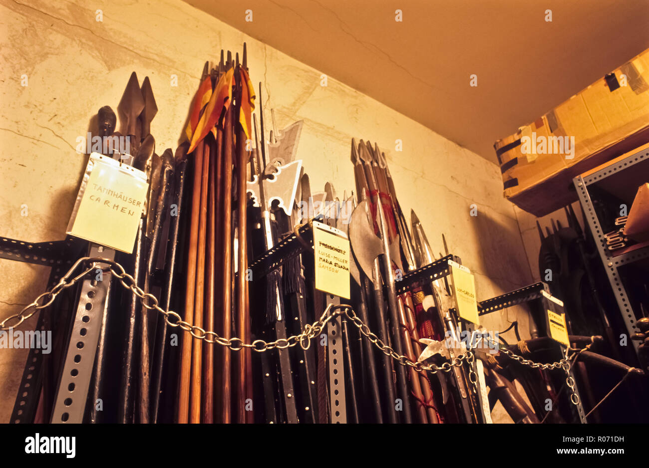 Wien, Ringstraße, Hinter den Kulissen der Wiener Staatsoper - Wien, Ringstraße, Staatsoper, hinter den Kulissen Stockfoto