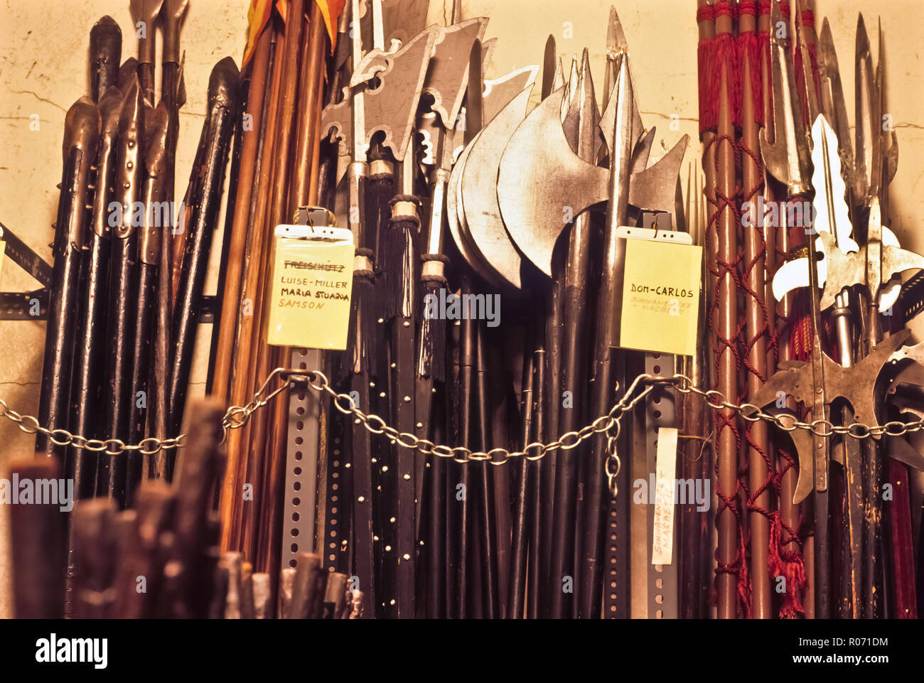 Wien, Ringstraße, Hinter den Kulissen der Wiener Staatsoper - Wien, Ringstraße, Staatsoper, hinter den Kulissen Stockfoto