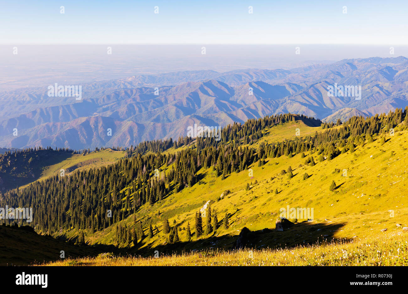 Zentralasien, Kasachstan, Almaty, Ile Alatau Nationalpark Stockfoto