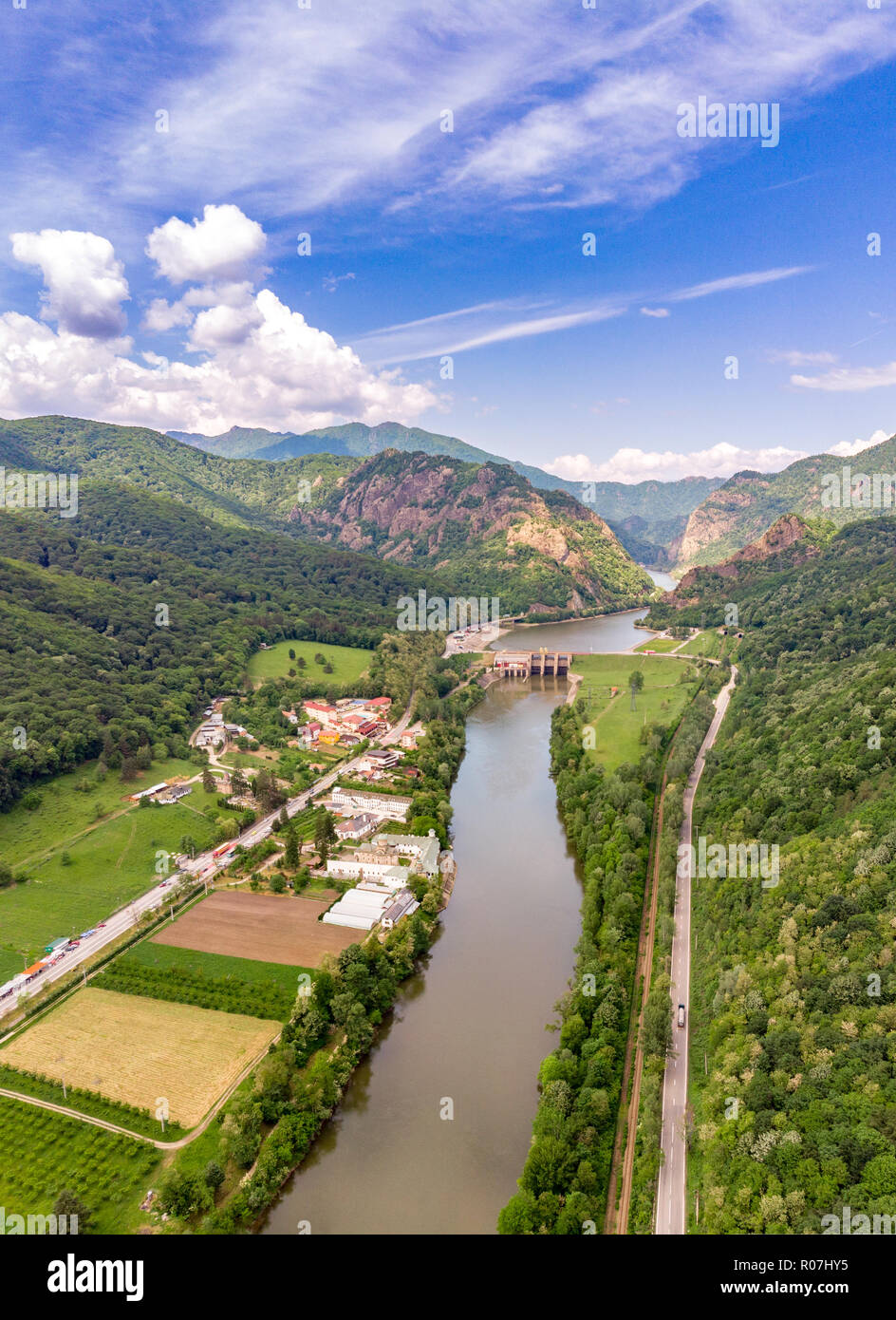 Das Kloster Cozia und Olt Tal in der Nähe von Calimanesti, Caciulata