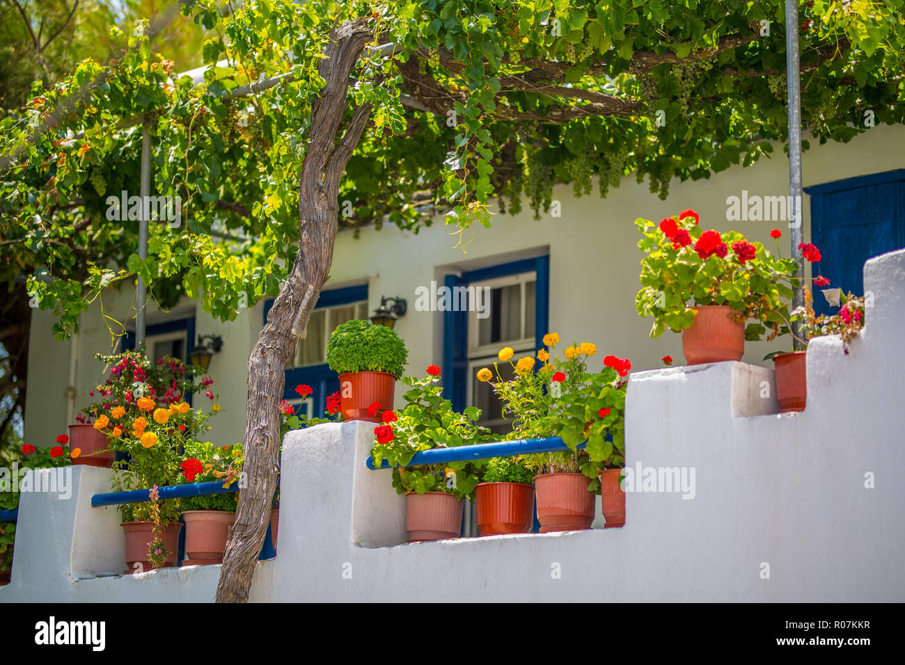 Dörfer in Tinos Stockfoto