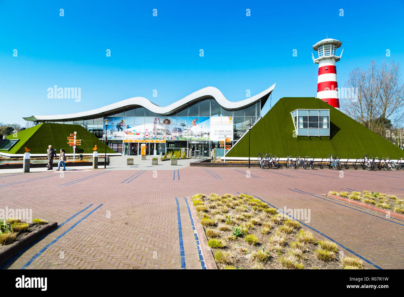 Den Haag, Niederlande - 8 April 2016: Eingang zum Miniaturpark Madurodam, Holland und touristische Attraktion in Den Haag, Niederlande Stockfoto