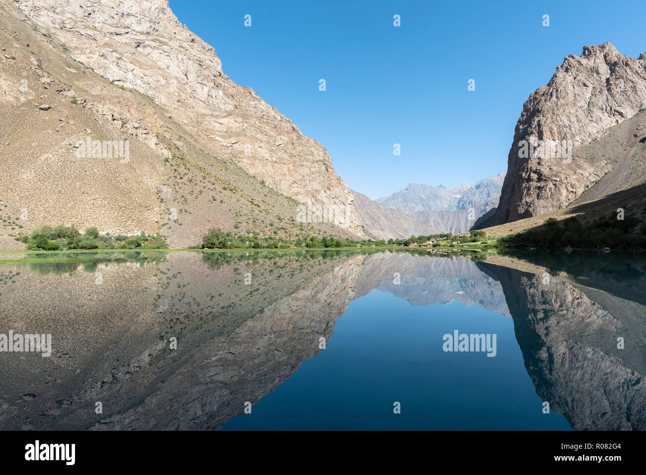 Jizev See im Morgenlicht, Pamir, Tadschikistan Stockfoto