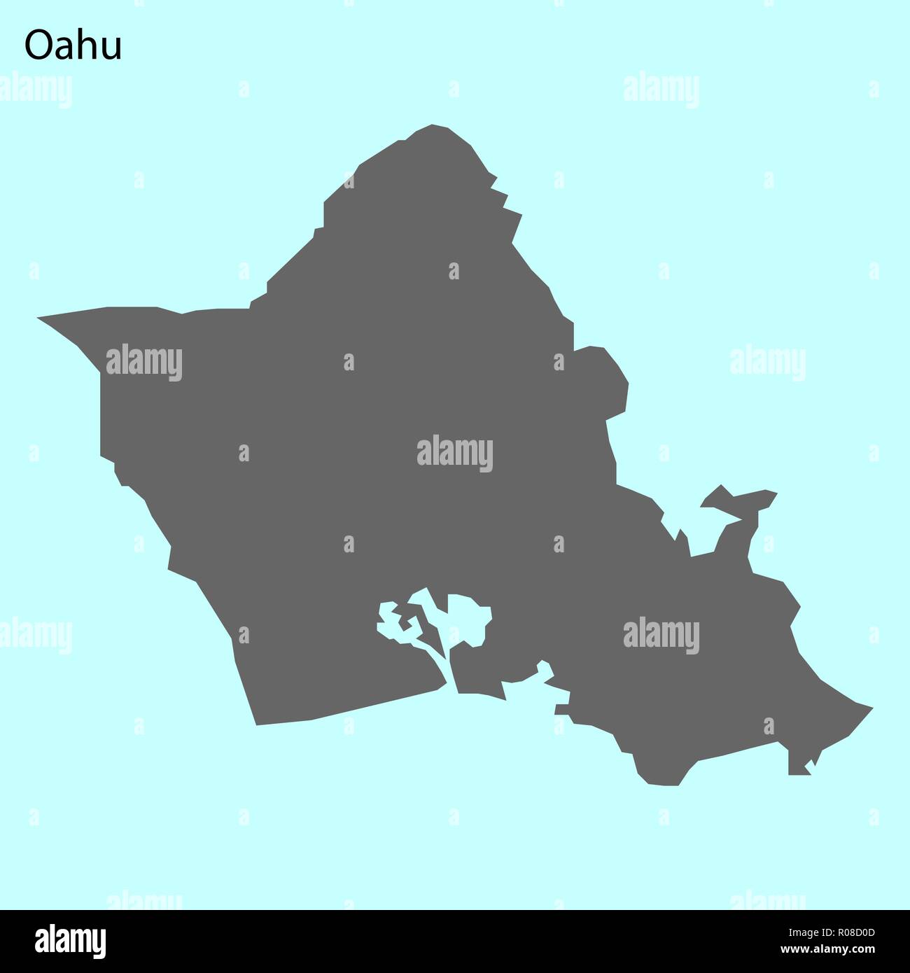 Oahu map -Fotos und -Bildmaterial in hoher Auflösung – Alamy