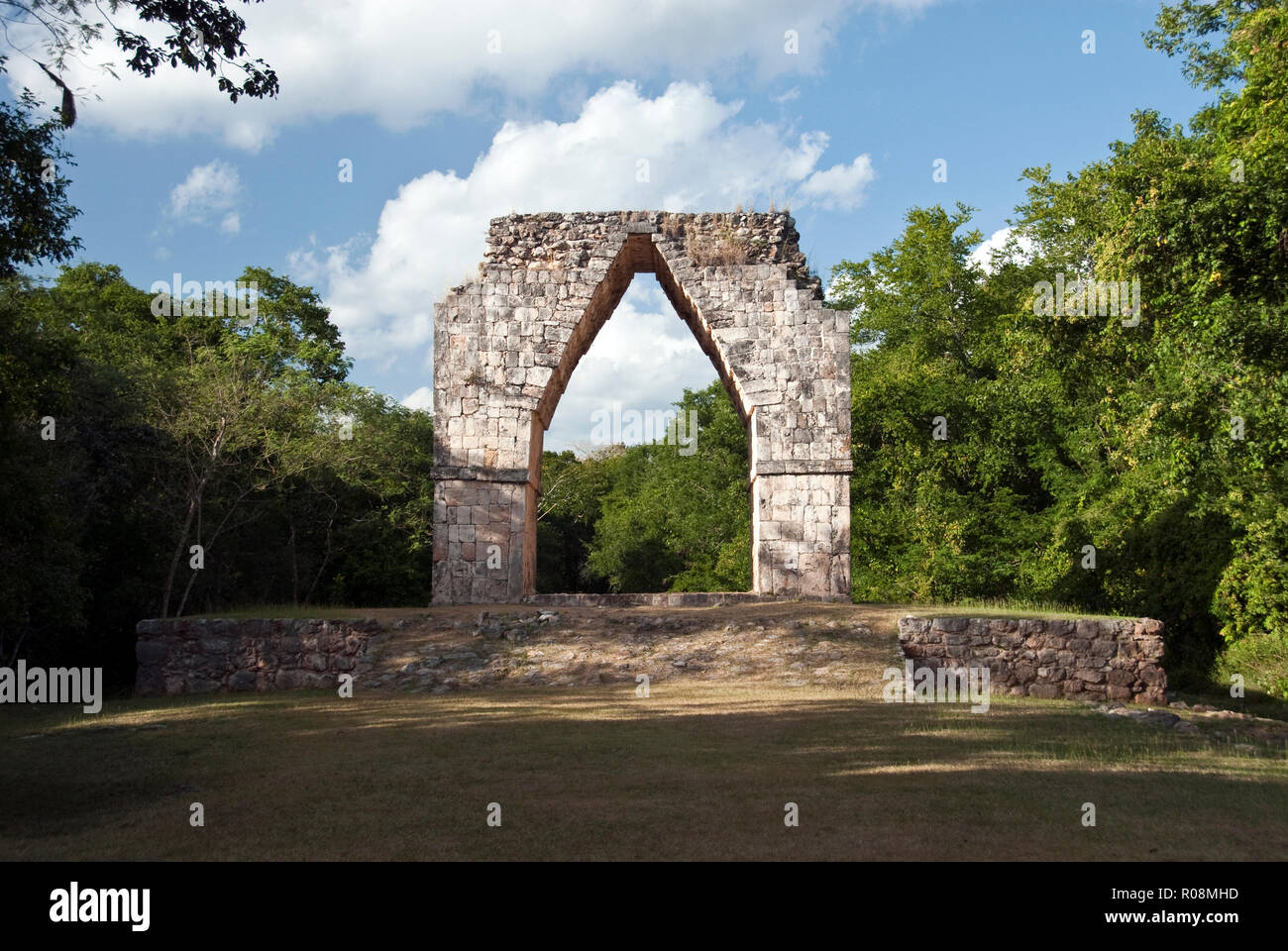 Der Gateway Arch von Kabah, an der alten Maya in Kabah, Mexiko. Stockfoto