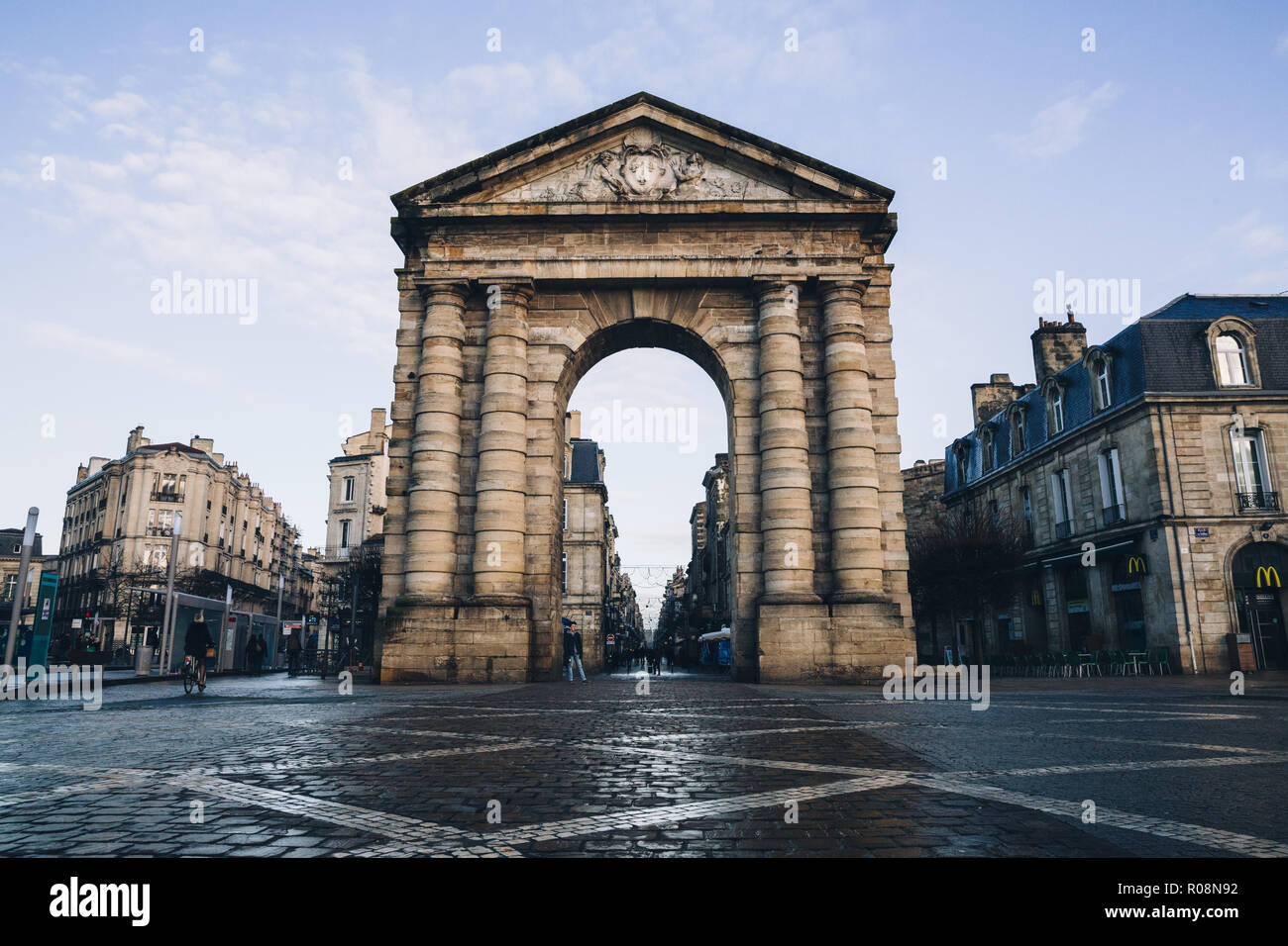 Porte d'Aquitaine, Place de la Victoire, Bordeaux, Frankreich 2017 Stockfoto