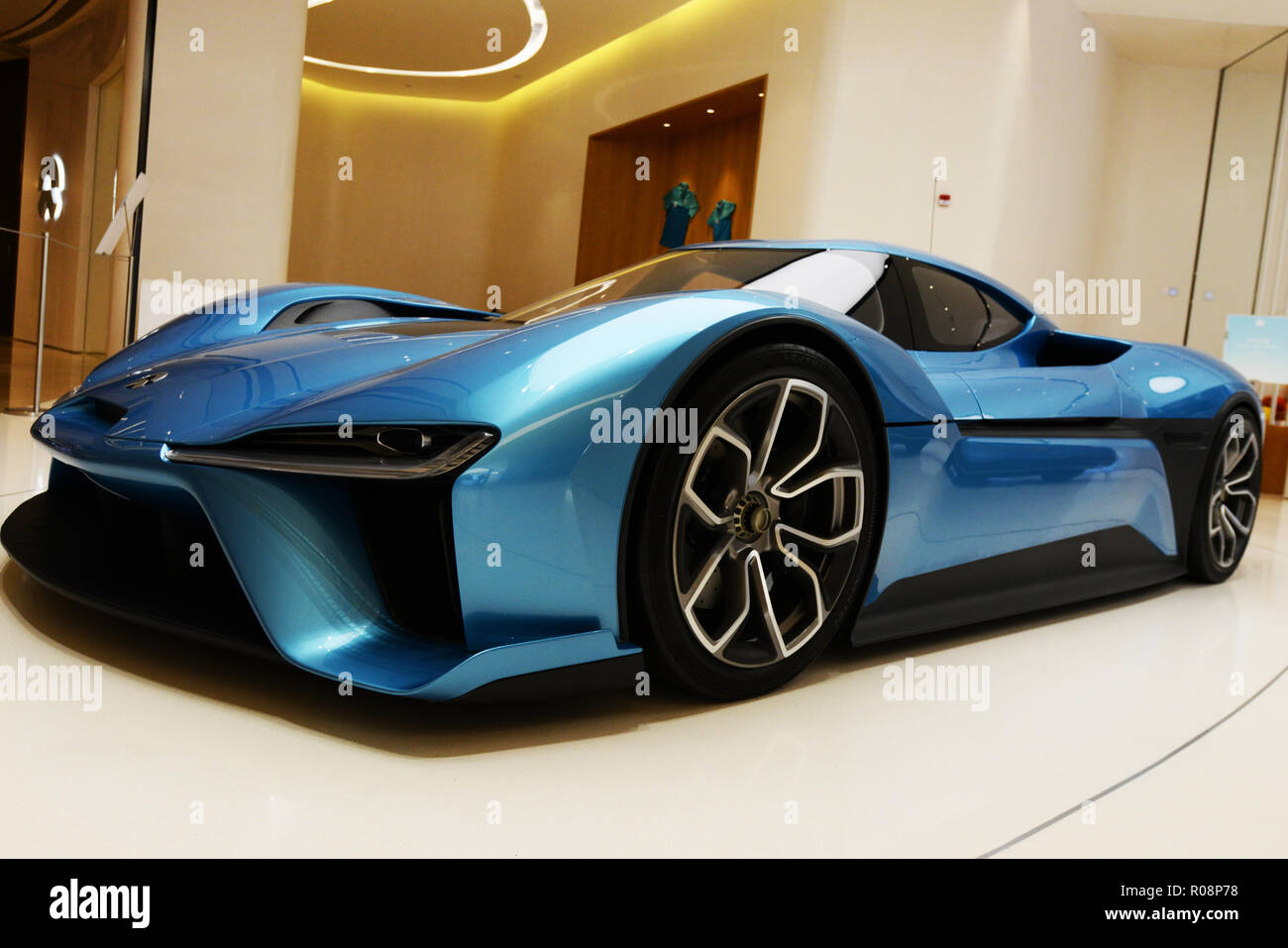 Die Nio EP 9 Elektroautos. Stockfoto