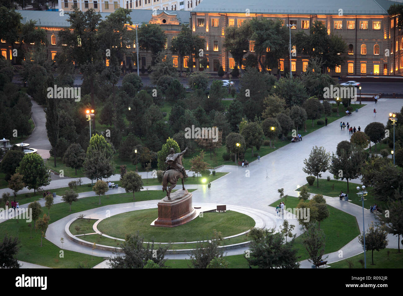 Usbekistan, Taschkent, Amir Timur Platz, Stockfoto