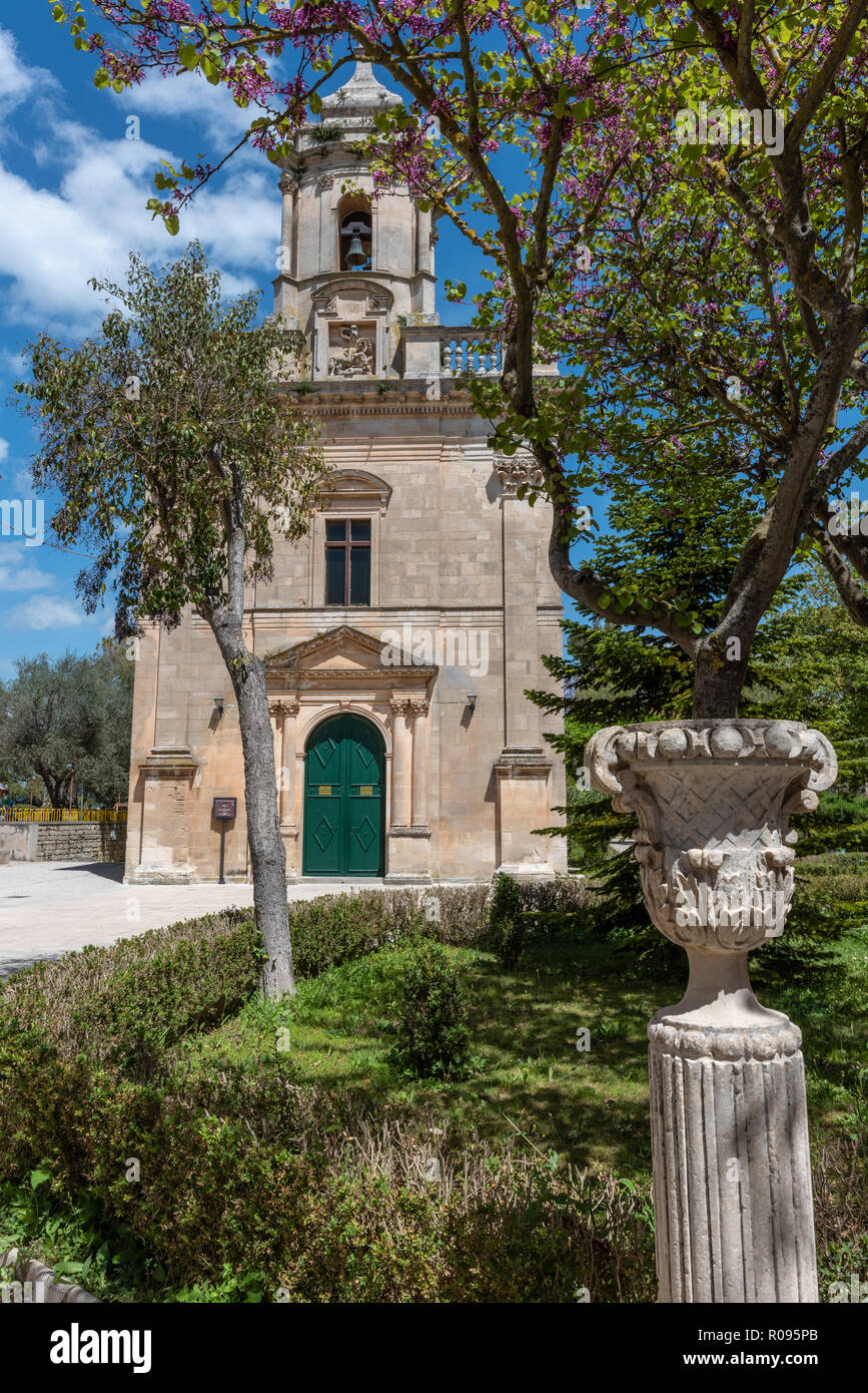 Kirche in Ibleo Gärten, Ragusa, Sizilien Stockfoto