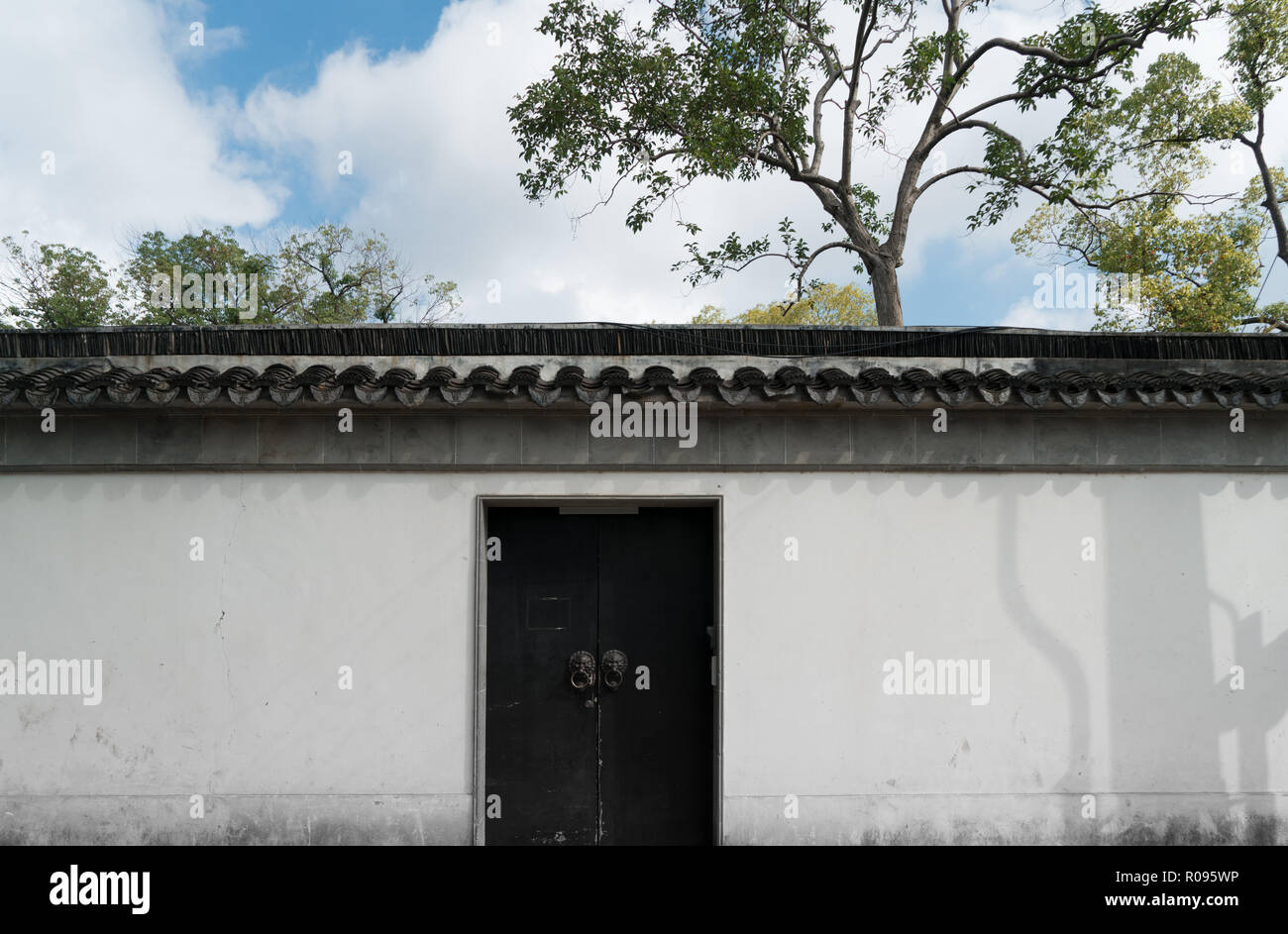 Suzhou Garten, traditionelle Architektur Stockfoto