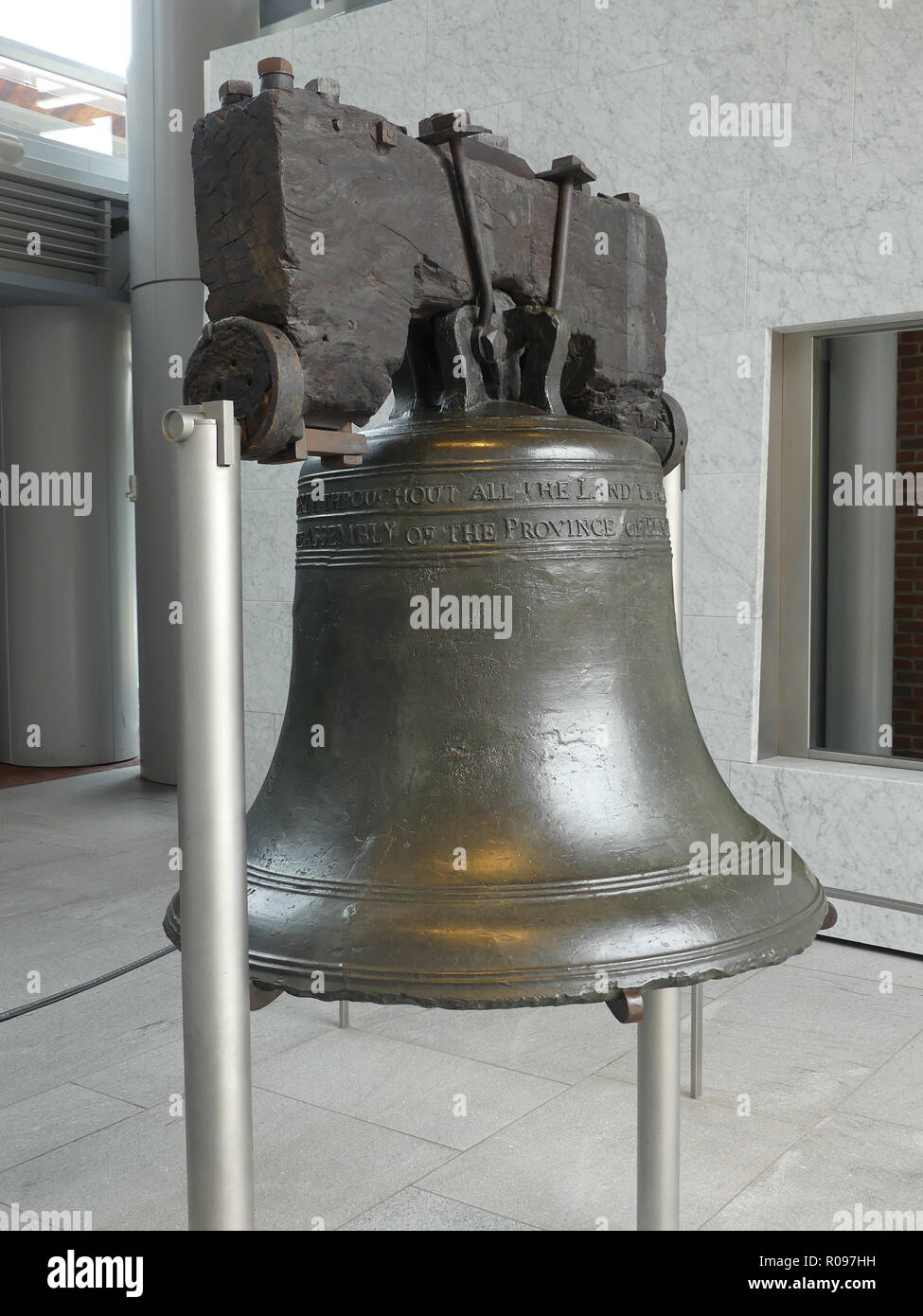 LIBERTY BELL IN PHILADELPHIA. Foto: Tony Gale Stockfoto