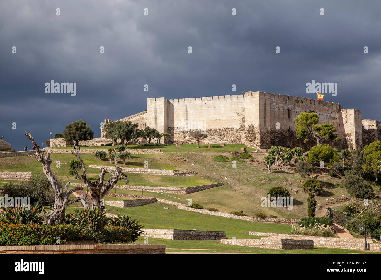 Schloss Sohail, Fuengirola Stockfoto