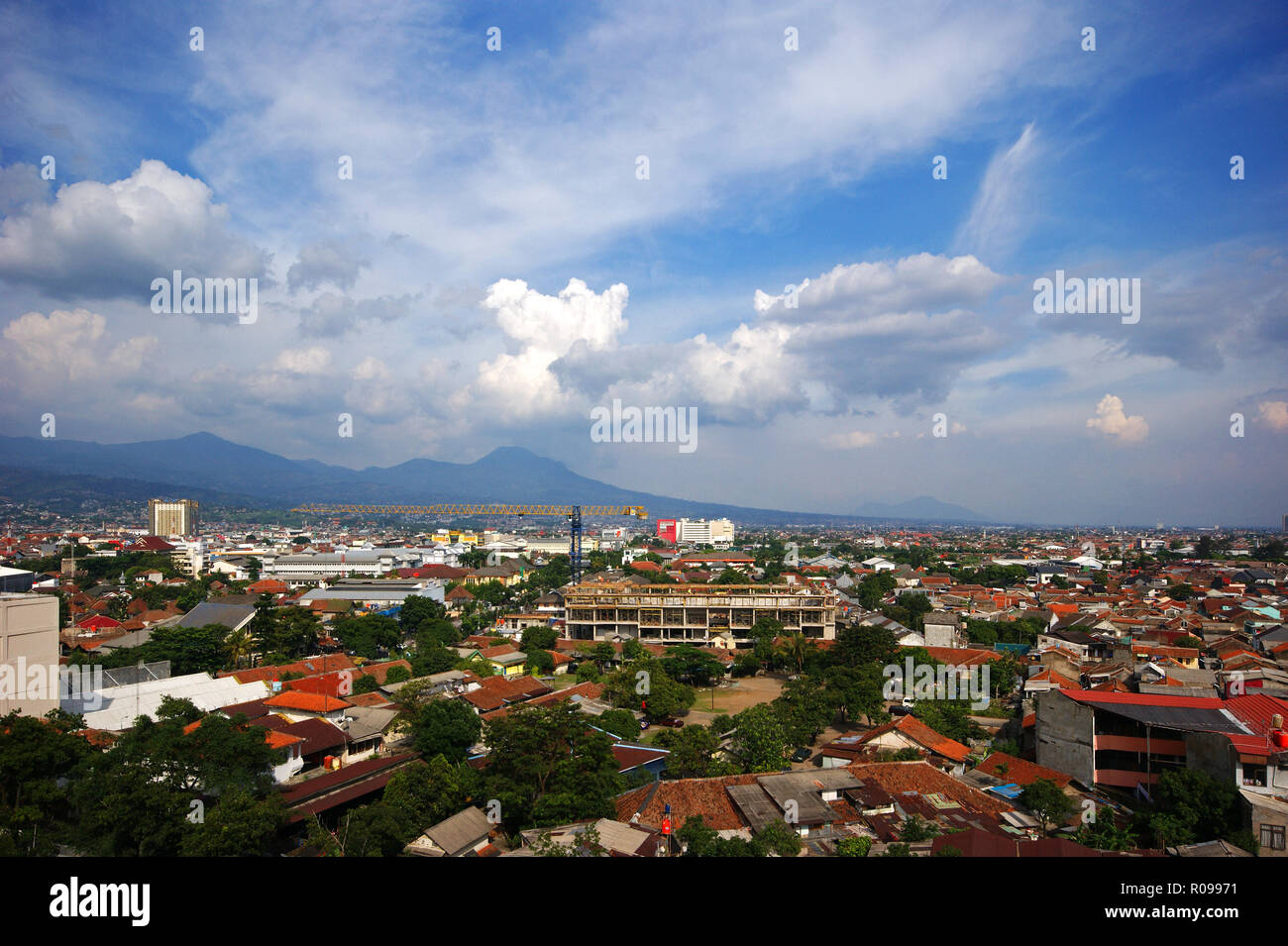 Stadt Bandung, West Java, Indonesien Stockfoto