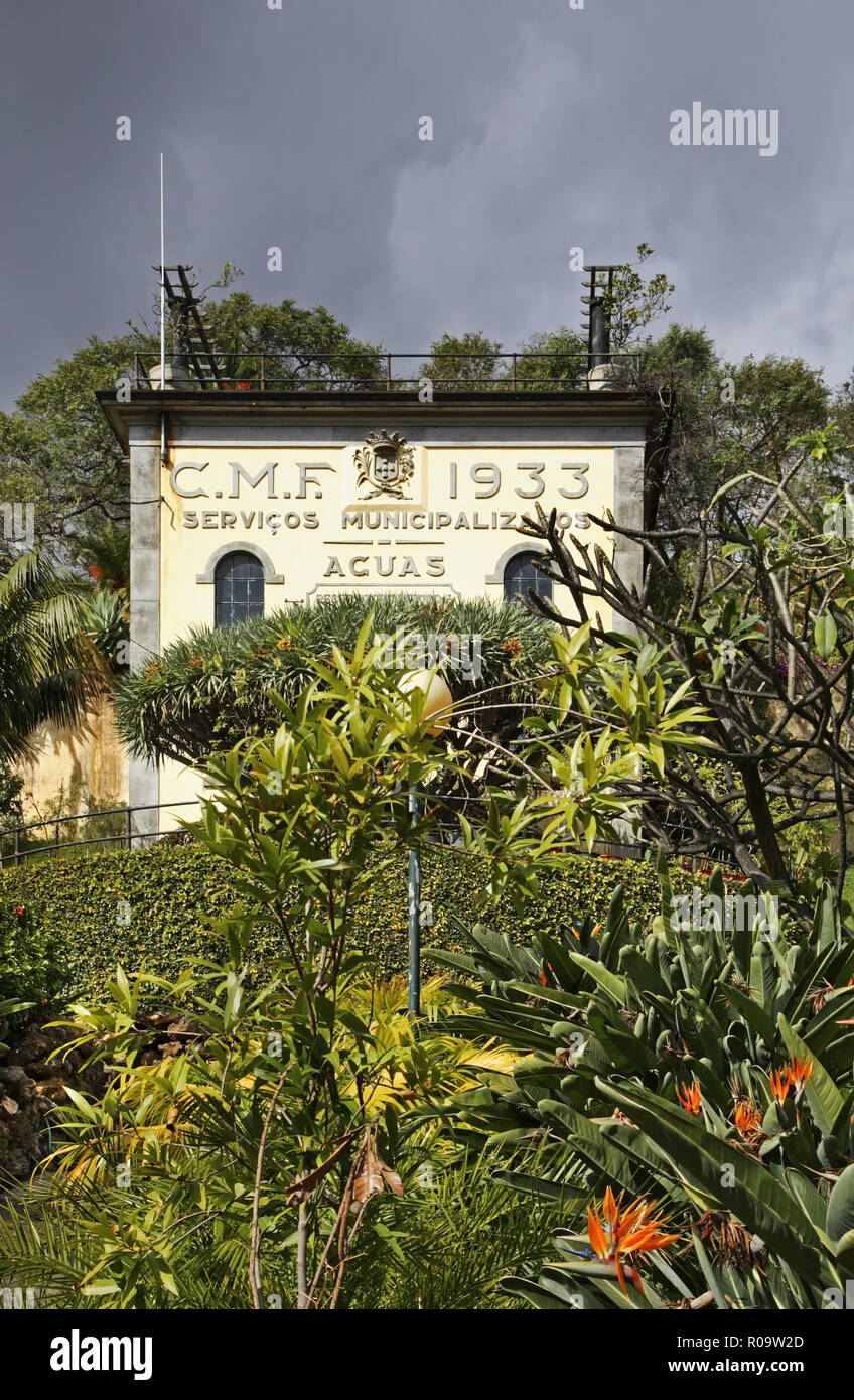 Gärtnerei in Funchal. Die Insel Madeira. Portugal Stockfotografie Alamy