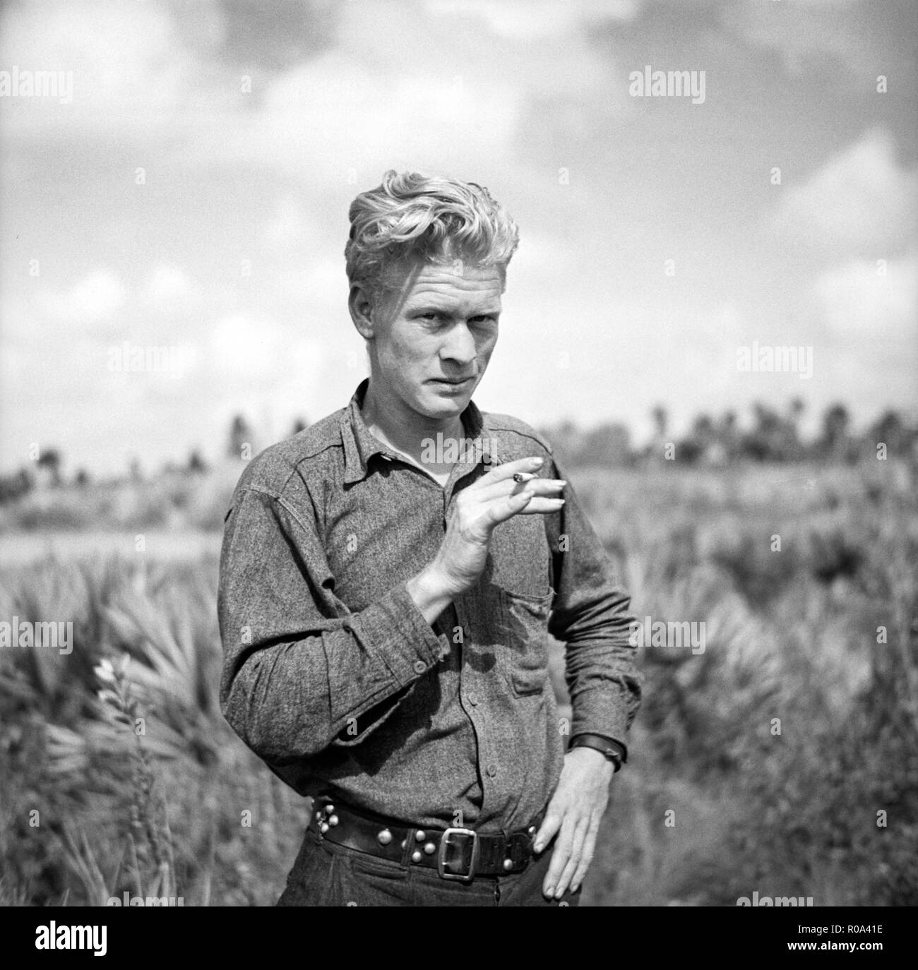 Wanderarbeitnehmer von Oklahoma, Deerfield, Florida, USA, Arthur Rothstein, Farm Security Administration, Januar 1937 Stockfoto