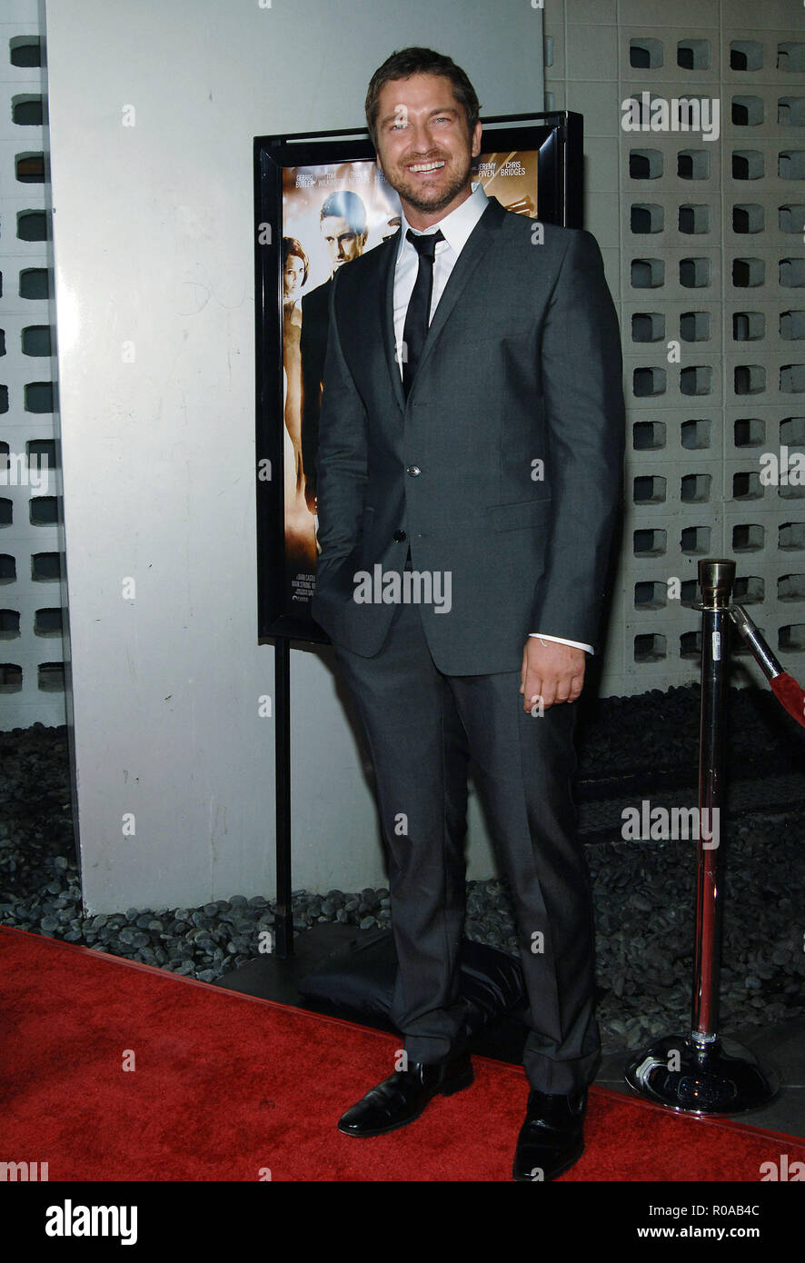 Gerard Butler Rock N Rolla Premiere Arclight Theater in Los Angeles