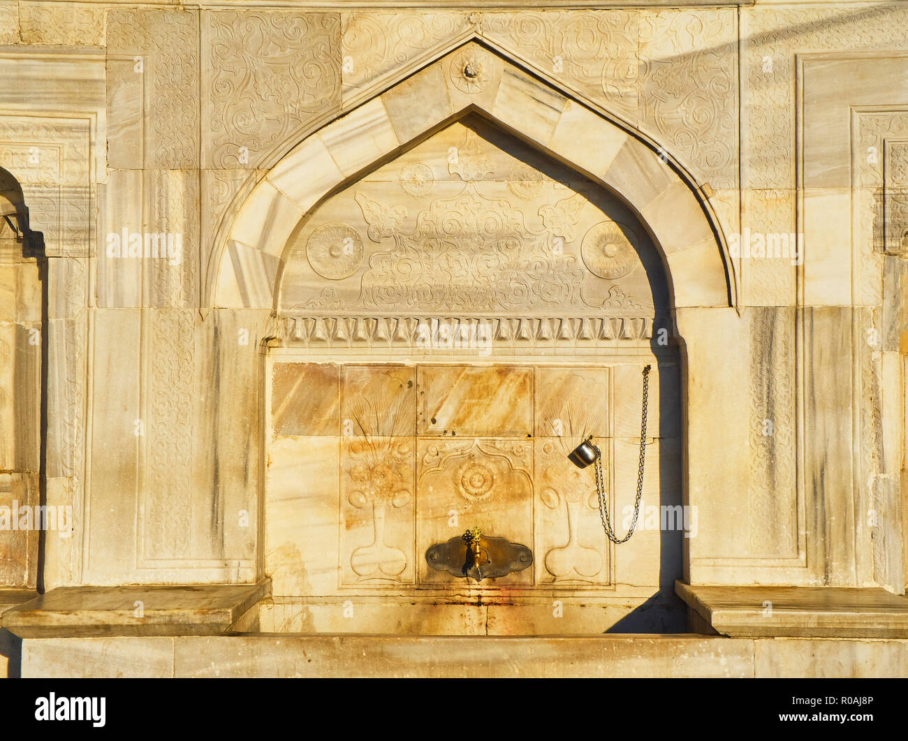 Die mihrimah Sultan Brunnen. Uskudar Bezirk, Istanbul, Türkei. Stockfoto