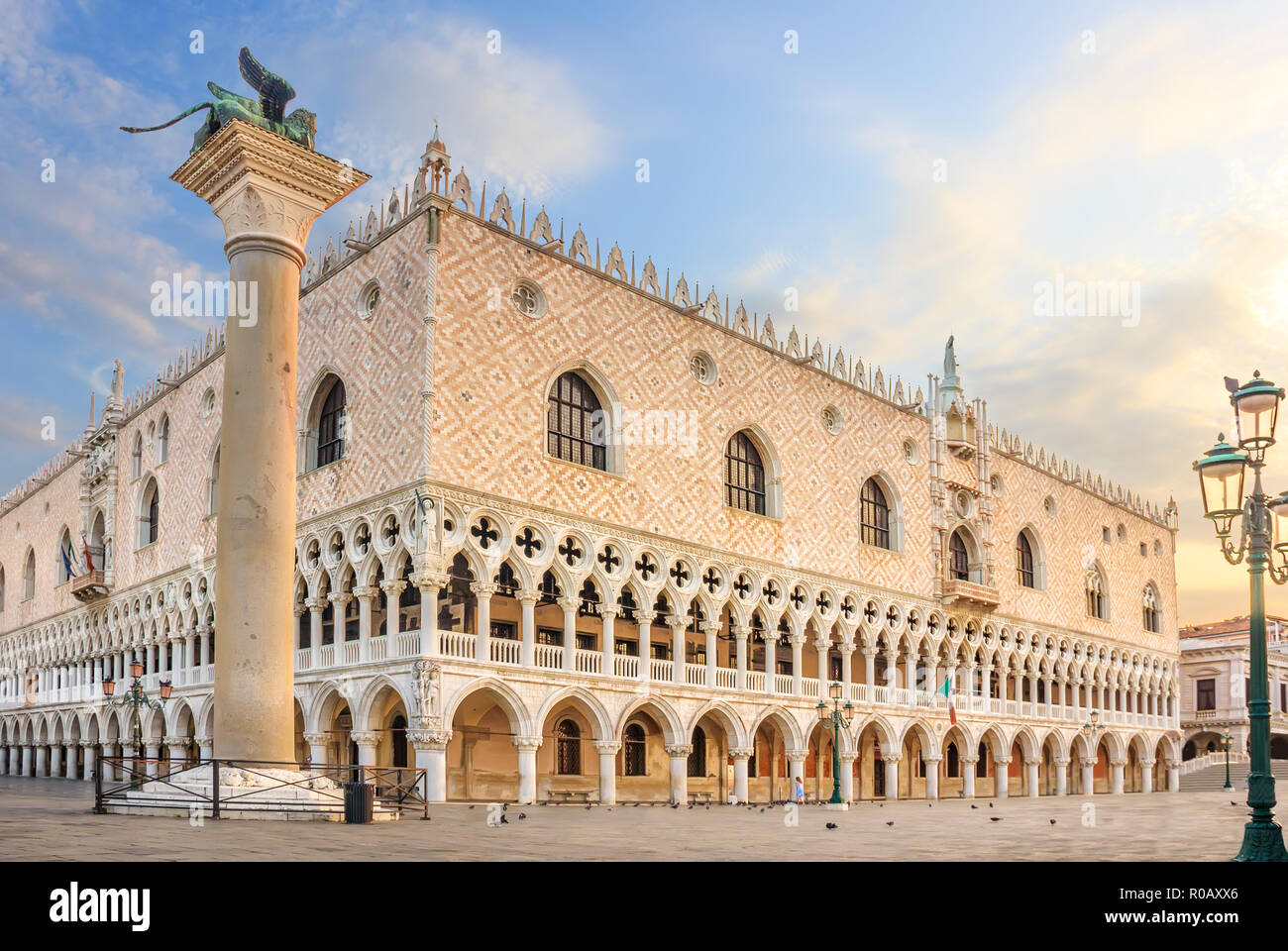 Der Dogenpalast auf der Piazza San Marco, Venedig, Italien Stockfoto