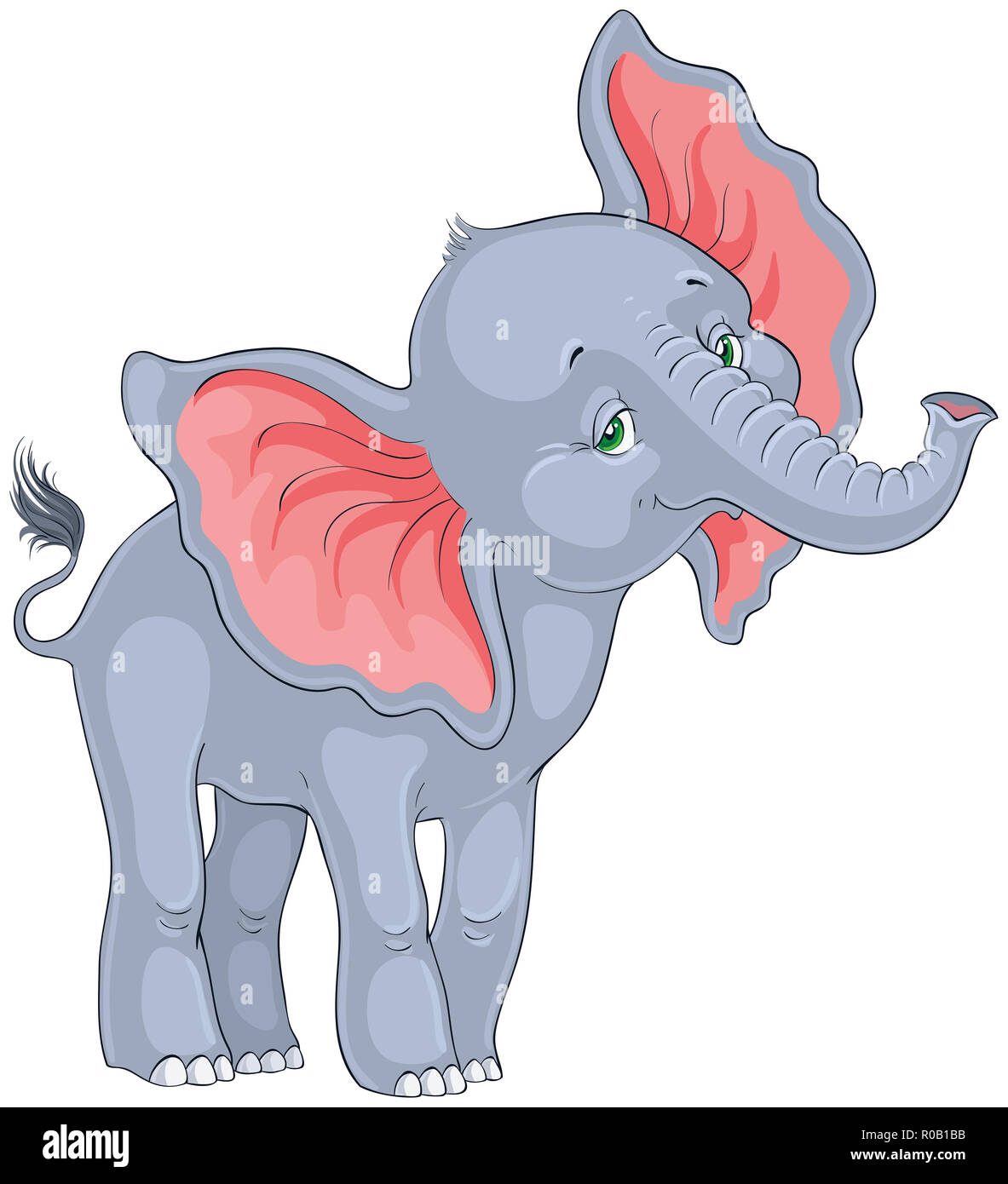 Isolierte Elefant Zeichnen Stockfotos Und Bilder Kaufen Alamy
