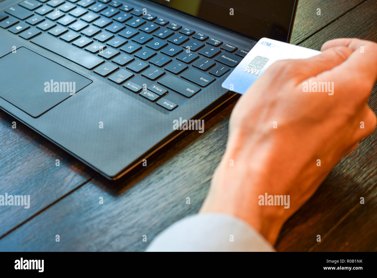 Person Online shopping Stockfoto