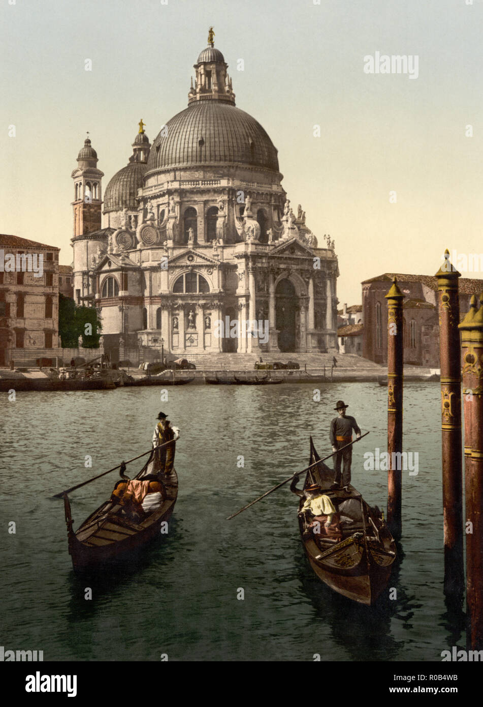 Kirche von Salute, Venedig, Italien, Photochrom Print, Detroit Publishing Company, 1900 Stockfoto