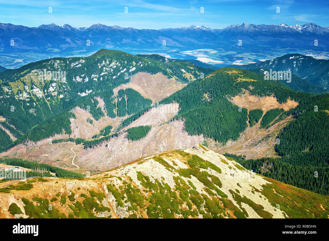 Mountain Nationalpark Niedere Tatra, Slowakei Stockfoto