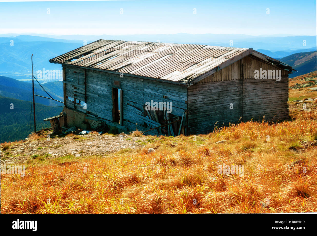 Alten lift station Niedrige Tatra, Slowakei Stockfoto