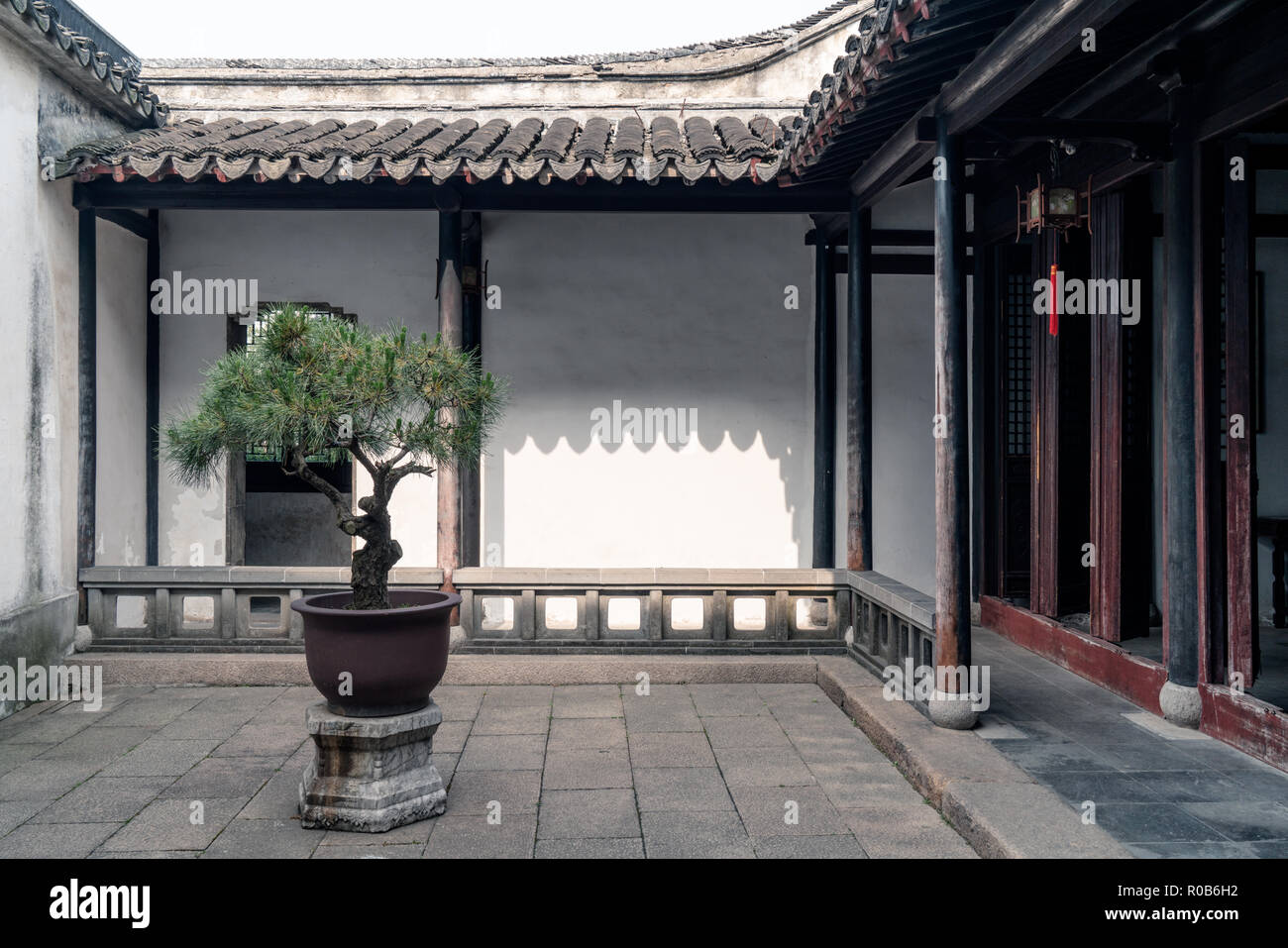 Suzhou Garten, traditionelle Architektur Stockfoto