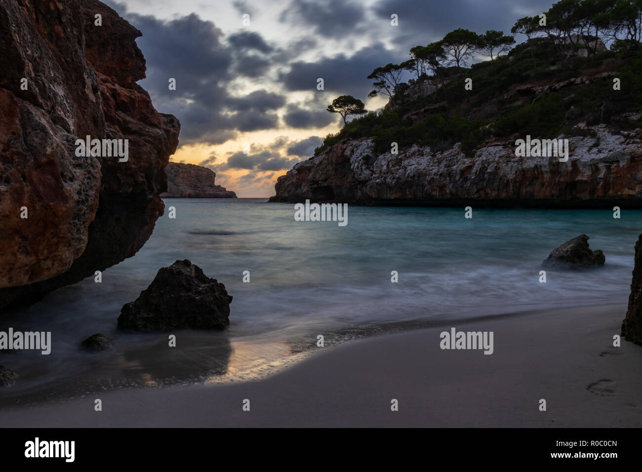 Calo des Moro mallorca Stockfoto